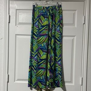 Spense Multicolor Abstract Print Pants
